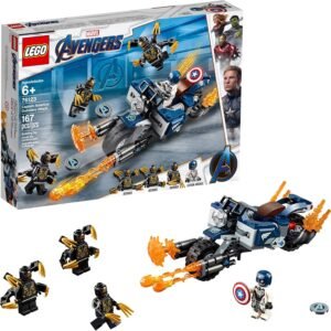 LEGO Marvel Avengers Captain America Outriders Attack 76123 Building Kit 167 Pieces