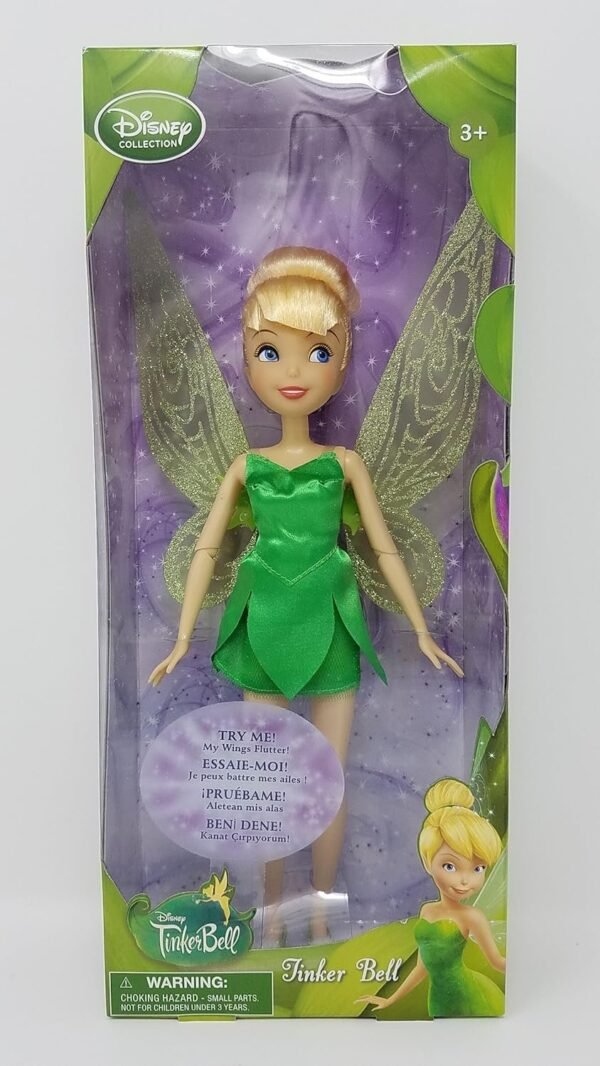 Disney Collection Tinker Bell 10 Inch Doll Wings Flutter Fairy Fairies Figure