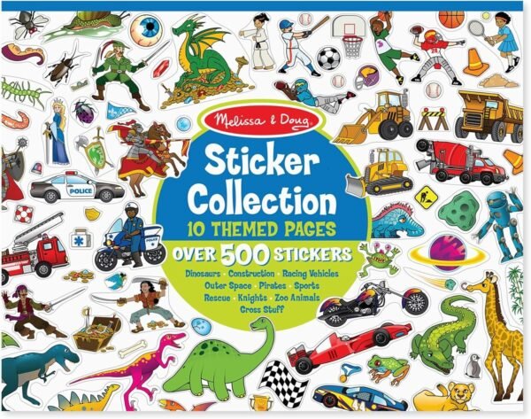 Melissa & Doug Sticker Collection - Blue Kit Toy Fun