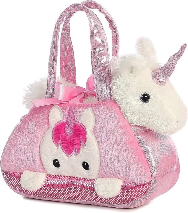 Aurora World Fancy Pals Pet Carrier, Peek-A-Boo Unicorn Kit Toy