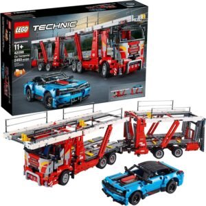 LEGO Technic Car Transporter 42098 Toy Truck and Trailer Building Set with