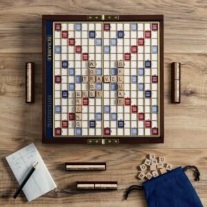 Scrabble Deluxe Travel Edition Kit Toy Fun Kids Pack Set