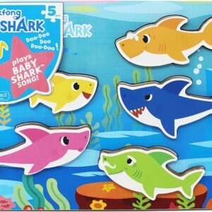 Pinkfong Baby Shark Chunky Wood Sound Puzzle - Plays Baby Shark Song