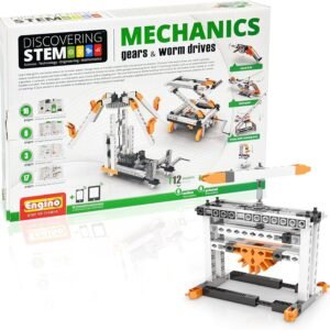Engino Discovering STEM Mechanics Gears & Worm Drives 12 Working Models Illustrated