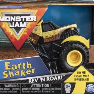 Monster Jam, Official Earth Shaker Rev N Roar Monster Truck, 143 Scale
