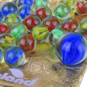 40 Pieces Cats Eyes Glass Marbles Sling Shot Ammo Assorted Colors with