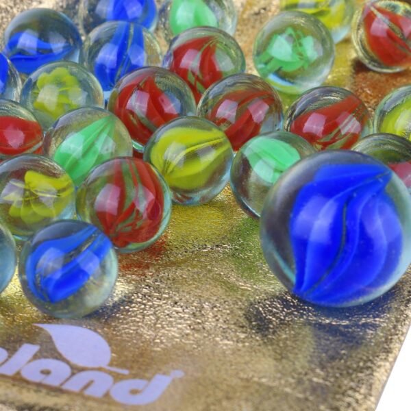 40 Pieces Cats Eyes Glass Marbles Sling Shot Ammo Assorted Colors with