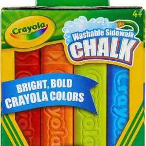 Crayola Washable Sidewalk Chalk, 12 Classic Crayola Colors Outdoor Art Gift for