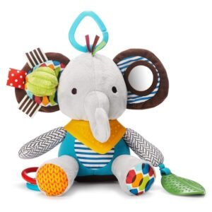 Skip Hop Bandana Buddies Baby Activity and Teething Toy with Multi-Sensory Rattle