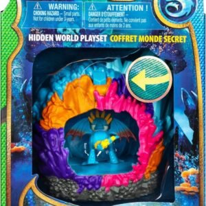 DreamWorks Dragons Hidden World Playset, Dragon Lair with Collectible Stormfly Figure, for