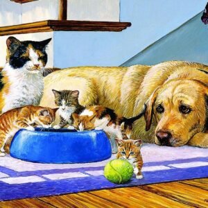 Whats a Dog to Do 100 Piece Jigsaw Puzzle by SunsOut