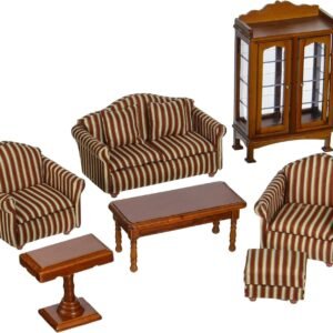 Melissa & Doug Doll-House Furniture- Living Room Set Kit Toy