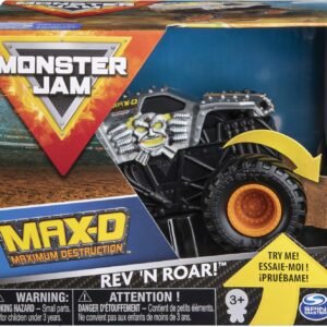 Monster Jam, Official Max D Rev N Roar Monster Truck, 143 Scale