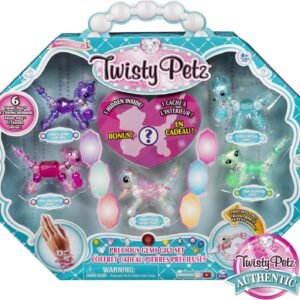 Twisty Petz, Series 3 Gems 6 Pack, Collectible Bracelet Gift Set for
