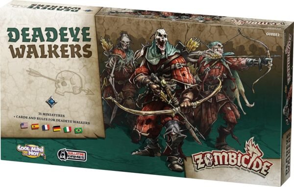 Zombicide Black Plague Deadeye Walkers Board Game Kit Toy Fun