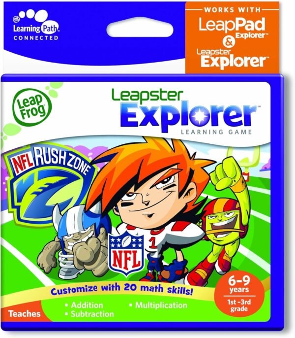 LeapFrog Explorer Learning Game NFLRush Zone works with LeapPad Explorer & Leapster