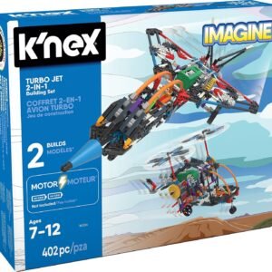 KNEX Turbo Jet 2-in-1 Building Set 402 Pieces Ages 7+ Engineering Educational