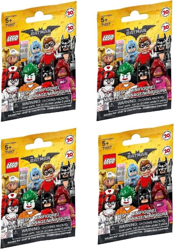 LEGO, The LEGO Batman Movie Minifigures Bundle of 4 71017 Styles May
