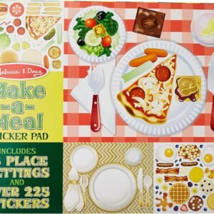 Melissa & Doug Make-a-Meal Sticker Pad Kit Toy Fun Kids