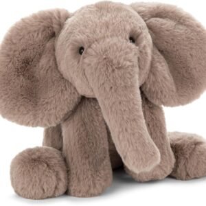 Jellycat Smudge Elephant Stuffed Animal, Medium, 13 inches Kit Toy
