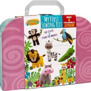 My First Sewing Kit Starter Sew Set for Kids DIY Stitching with