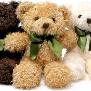 Fluffuns Teddy Bear Plush - Cute Teddy Bears Stuffed Animals in 3