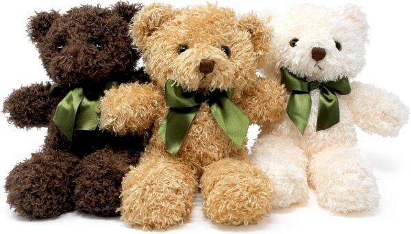 Fluffuns Teddy Bear Plush - Cute Teddy Bears Stuffed Animals in 3