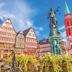 1000 Piece Large Jigsaw Puzzle - Frankfurt, Germany - Puzzles for Adults