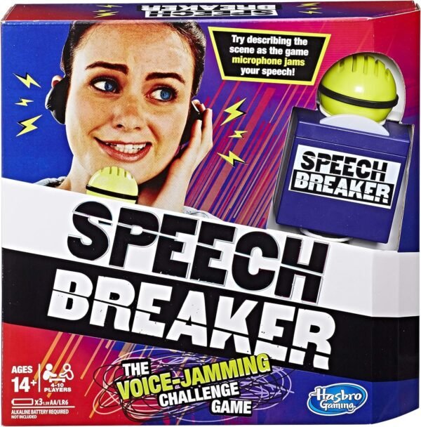 Speech Breaker Game Voice Jamming Challenge Microphone Headset Electronic Party Game Ages