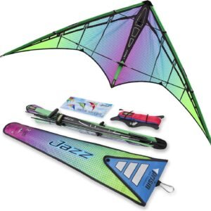 Prism Kite Technology Jazz Dual-line Sports Kite, Ready to Fly with Flying