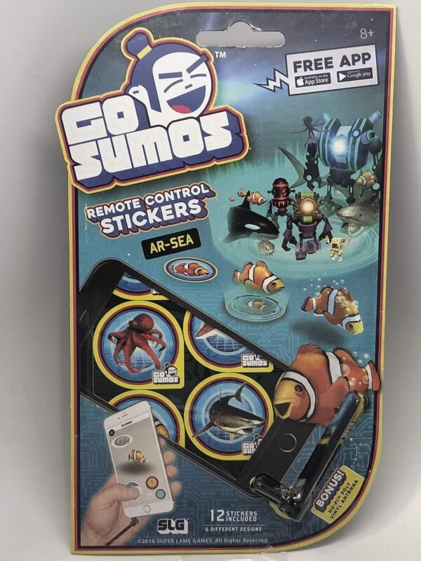 Super Lame Games GO SUMOS Remote Control Stickers AR-SEA Kit