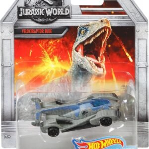 Hot Wheels Jurassic World Velociraptor Blue Vehicle Kit Toy Fun