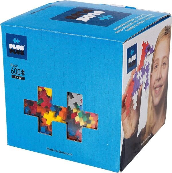 PLUS PLUS - Open Play Set - 600 Piece - Basic Color