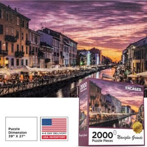 2000 Piece Puzzle for Adults/Teen - Large Jigsaw Puzzle Naviglio Grande