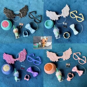 Tiny Pet Shop lps Pet Shop Accessories, Accessories 1 Set 7pcs Random