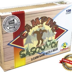 Lethal Chicken Games Camping with Sasquatch -a Rummy meets Slapjack 128-count family