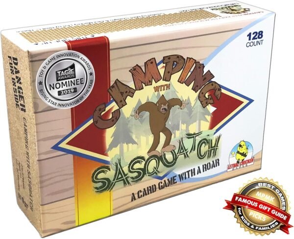 Lethal Chicken Games Camping with Sasquatch -a Rummy meets Slapjack 128-count family