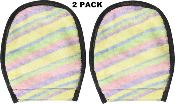 Water Sports Sand-Off Sand Cleaner Wipe Off Mitt, Multi-Color Multi-Color, 2 Pack