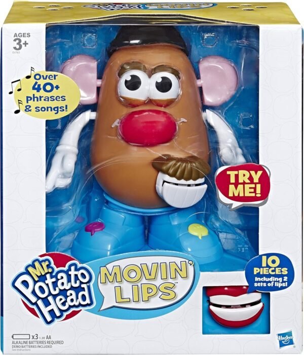 Mr Potato Head Playskool Movin Lips Electronic Interactive Talking Toy for Kids