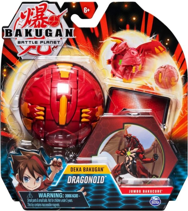 Bakugan Deka, Dragonoid, Jumbo Collectible Transforming Figure, for Ages 6 and Up