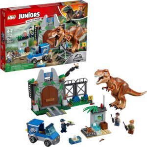 LEGO Juniors/4+ Jurassic World T. rex Breakout 10758 Building Kit 150 Pieces