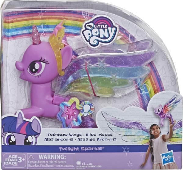 My Little Pony Toy Rainbow Wings Twilight Sparkle -- Purple Pony Figure