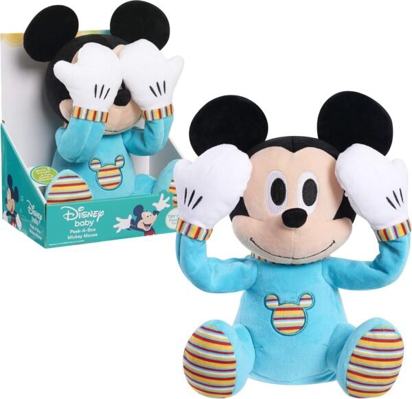 Disney Baby Peek-A-Boo Plush - Mickey Mouse Kit Toy Fun