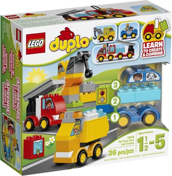 LEGO DUPLO My First Cars and Trucks 10816 Toy for 1.5-5 Year-Olds