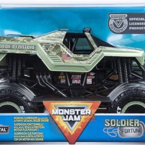 Monster Jam, Official Soldier Fortune Monster Truck, Die-Cast Vehicle, 124 Scale