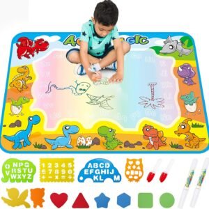 FREE TO FLY Large Aqua Drawing Mat for Kids Water Painting Writing