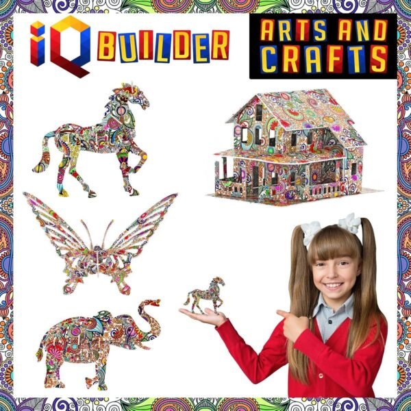 IQ BUILDER ARTS AND CRAFTS FOR GIRLS AGE 7 8 9 10