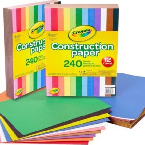 Crayola Bulk Construction Paper, Back To School Supplies, 10 Colors, 480 Pages