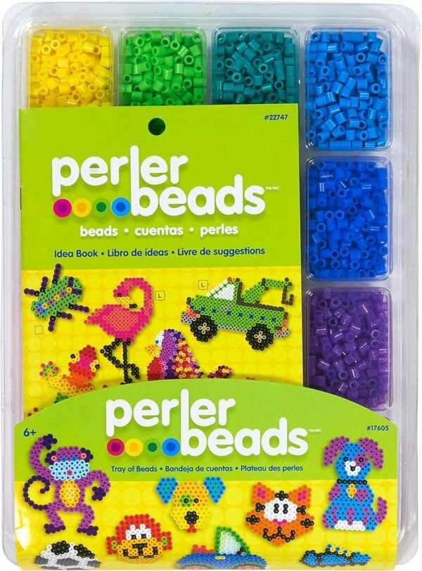 Perler Beads Assorted Fuse Beads Tray for Kids Crafts with Perler Bead