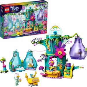LEGO Trolls World Tour Pop Village Celebration 41255 Trolls Tree House Building